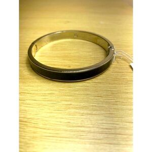 Banana Republic black enamel bangle NWT